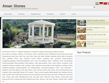 Tablet Screenshot of amanstones.com